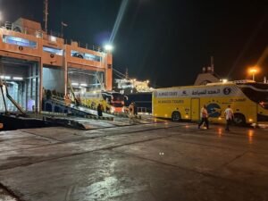 عودة أول فوج حج برى