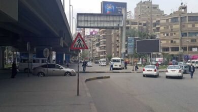 بشارع 26 يوليو في الاتجاه القادم من كوبري 15 مايو
