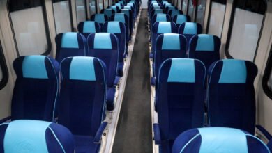 كراسي قطار روسي درجة ثانية مكيفة