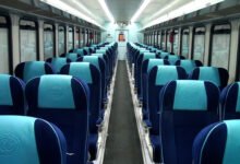 كراسي قطار درجة ثانية مكيفة