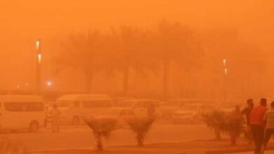 عاصفة ترابية