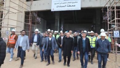 الوزير_يتفقد_مسار_القطار_السريع