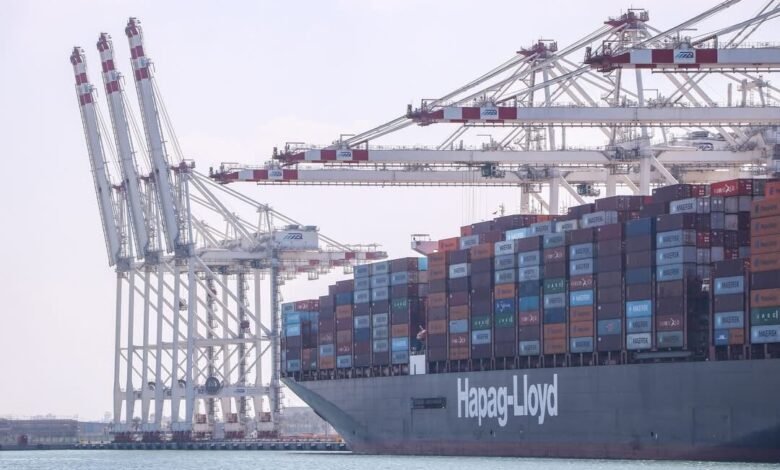 سفينة_حاويات_ميناء_دمياط