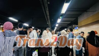 عطل_الخط_الثالث_للمترو