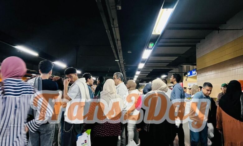 عطل_الخط_الثالث_للمترو